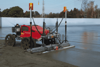 マスタースクリードによる土間施工法