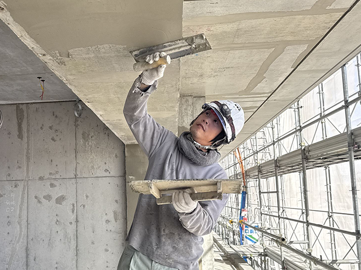 野丁場左官(マンション)